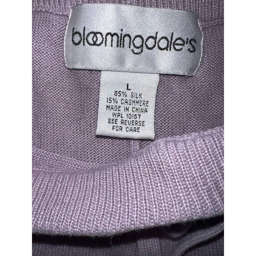 Bloomingdale's Cashmere Knit cashmere silk straight Pants Pockets L A010257 - Picture 2 of 7